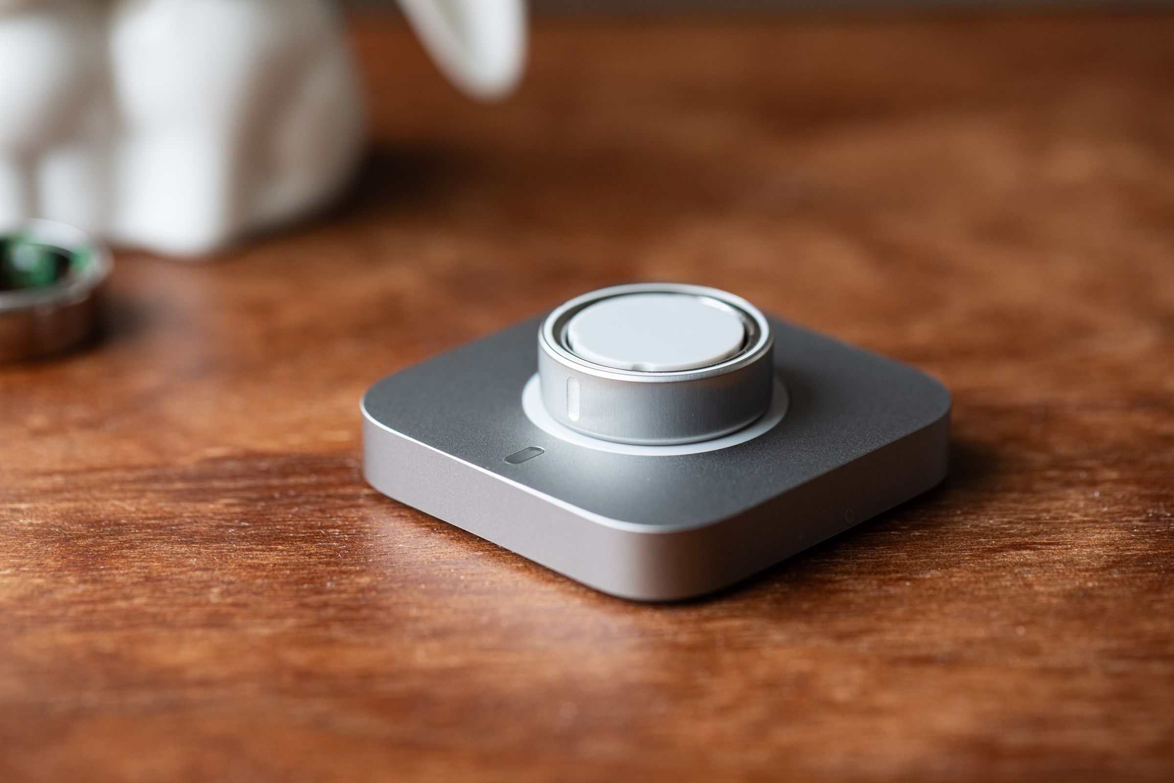 Close up of Oura Ring charging dock