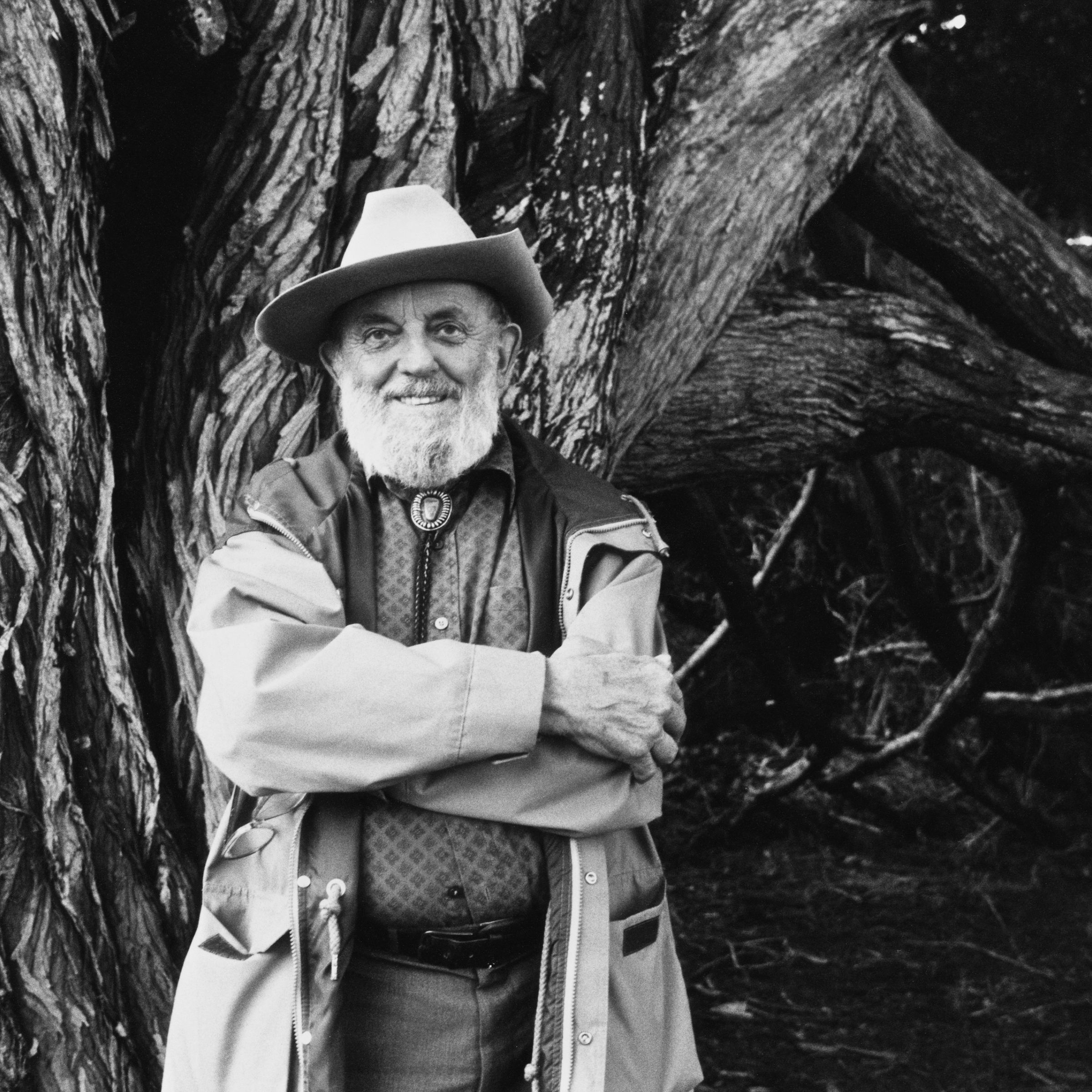 American photographer Ansel Adams (1902 - 1984), California, 25th March 1983
