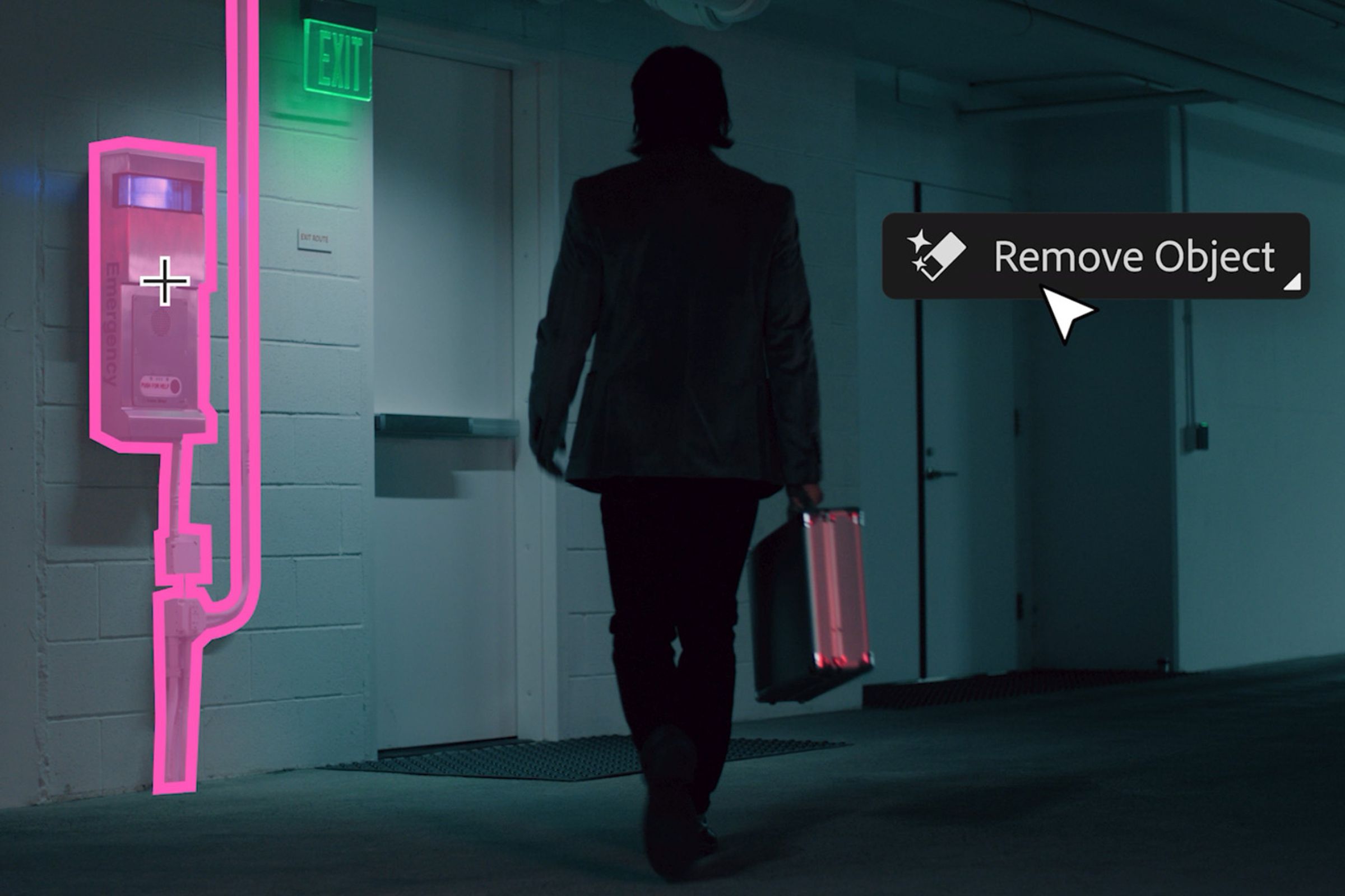 A screenshot taken from Adobe’s video demonstration of its new Firefly generative AI video model.