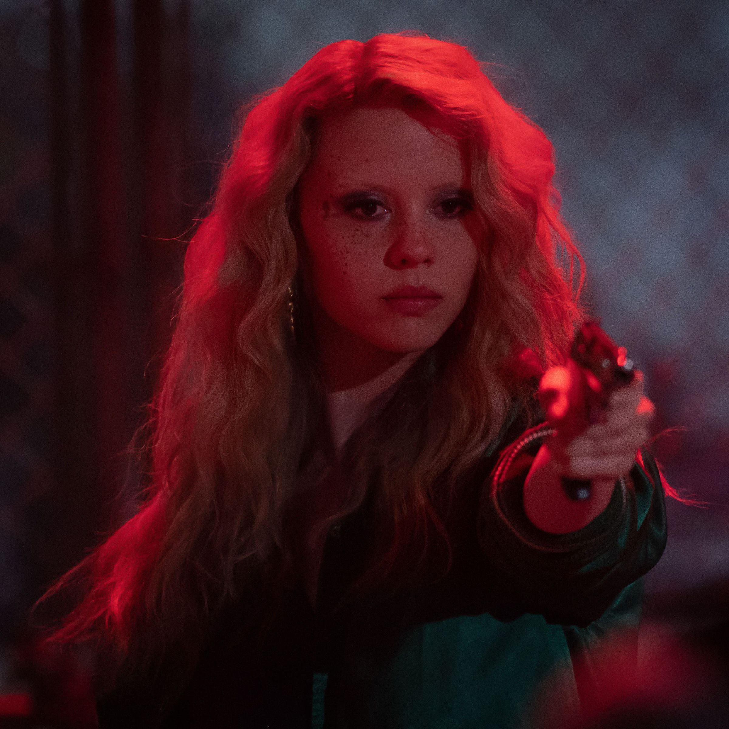 Mia Goth in the film Maxxxine.