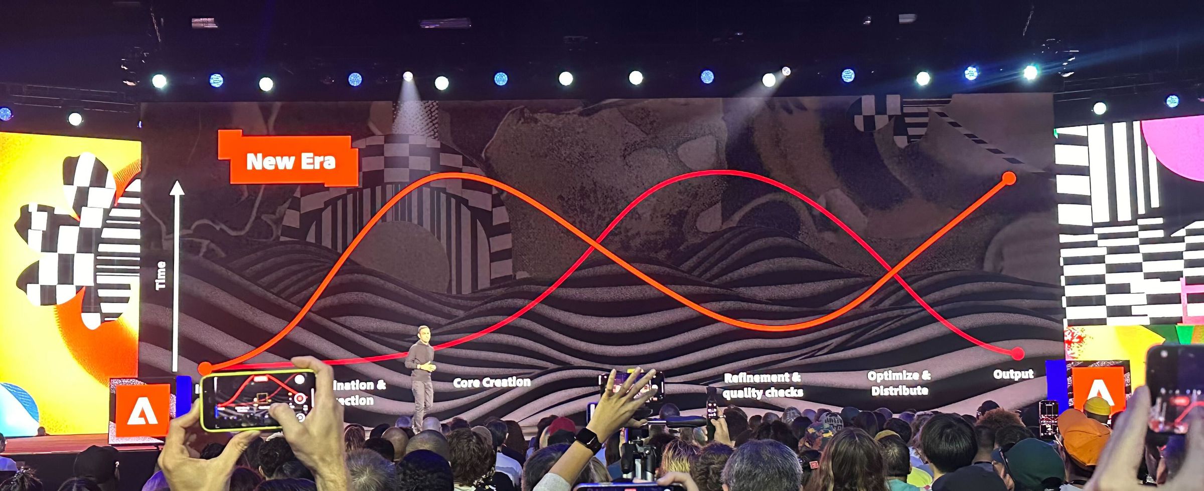 Scott Belsky on stage at Adobe MAX 2024