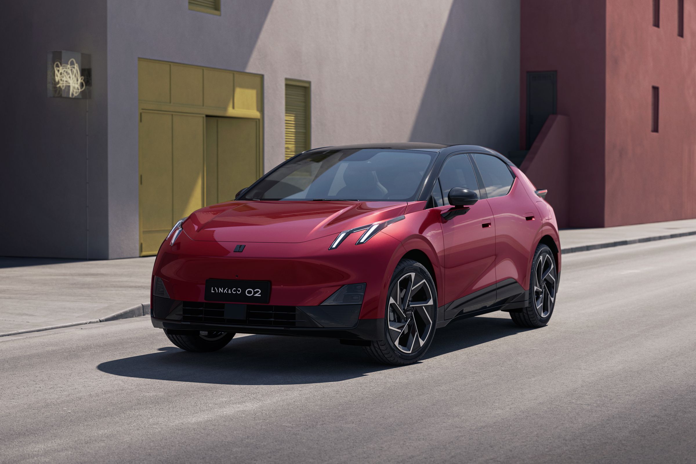 The 02 is Lynk & Co’s first all-electric car.