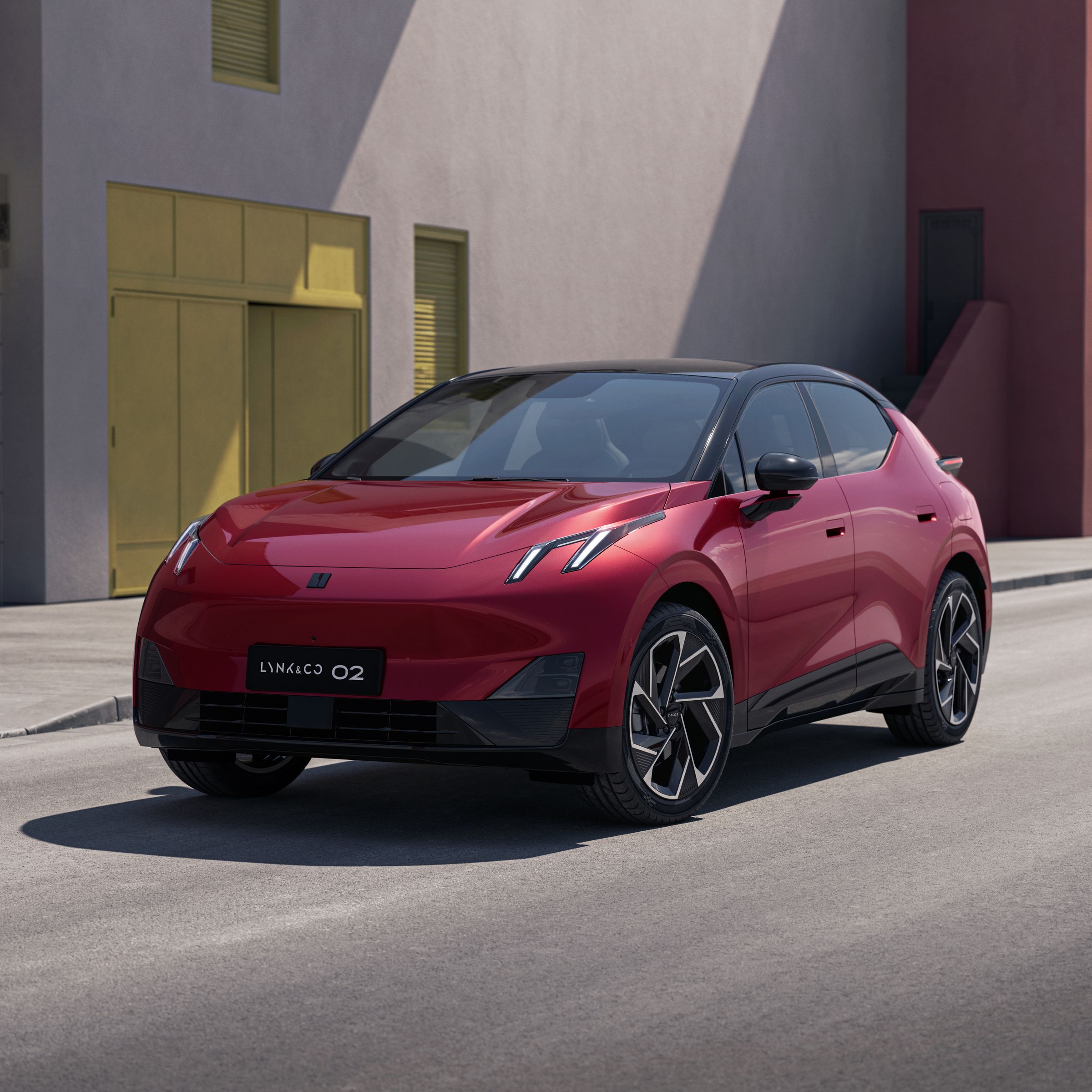The 02 is Lynk & Co’s first all-electric car.