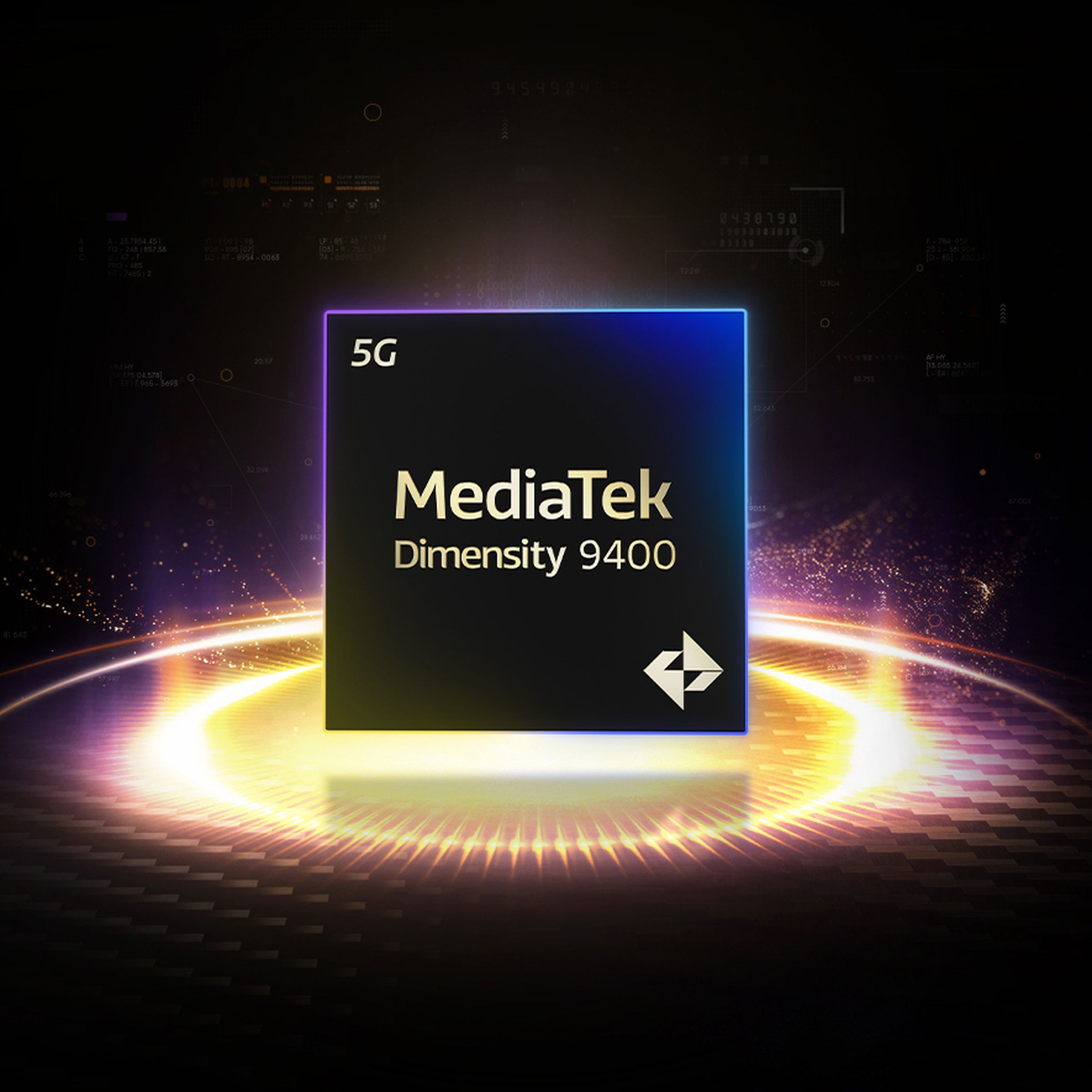 Rendering of MediaTek Dimensity 9400.